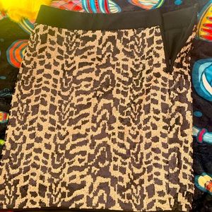 Limited sequin skirt in leopard print